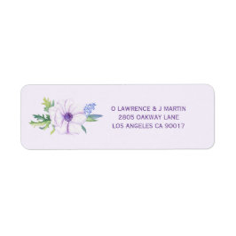 Lila Anemone Spring Floral