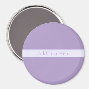 Lila, anpassbarer eleganter Leichtlavender Magnet