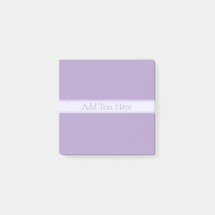 Lila, anpassbarer eleganter Leichtlavender Post-it Klebezettel