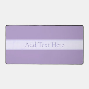 Lila, anpassbarer eleganter Leichtlavender Schreibtischunterlage