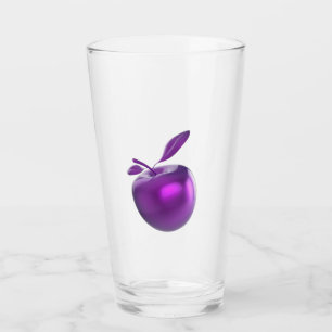Lila Apfelglas Glas