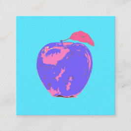 Lila Apple Begleitkarte