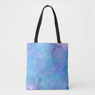 Lila, Aqua- und Blue-Abstract-Design  Tasche