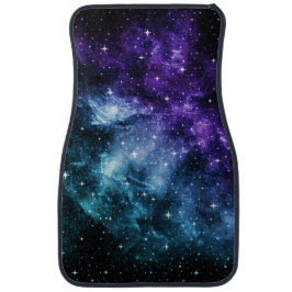 Lila Aquamariner Galaxienebel Traum Nr. 1 Autofußmatte