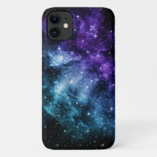 Lila Aquamariner Galaxienebel Traum Nr. 1 Case-Mate iPhone Hülle (Rückseite)
