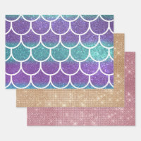 Lila Aquamariner Glitzer Mermaid Scallop-Skala