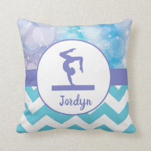 Lila aquamarines Aqua-Gymnastikthrow-Kissen