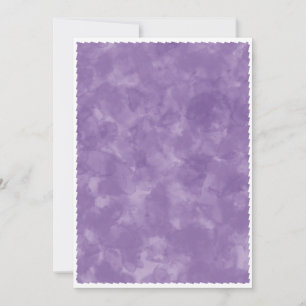 Lila-Aquarell-Baby-Shower-Hintergrund Einladung