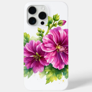 Lila-Aquarell-Blumenillustration  Case-Mate iPhone Hülle