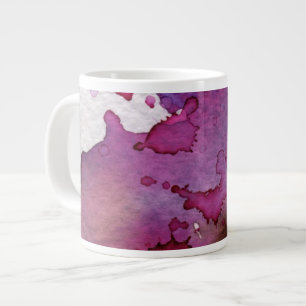 Lila Aquarellbilder Jumbo-Tasse