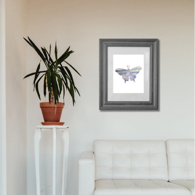 Lila Aquarellmalerei Poster (Von Creator hochgeladen)