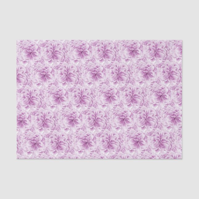 lila Aquarellpapier Blume Seidenpapier (Vorderseite)