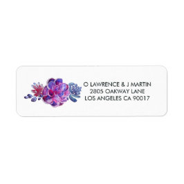Lila Aquarellsikkulturen