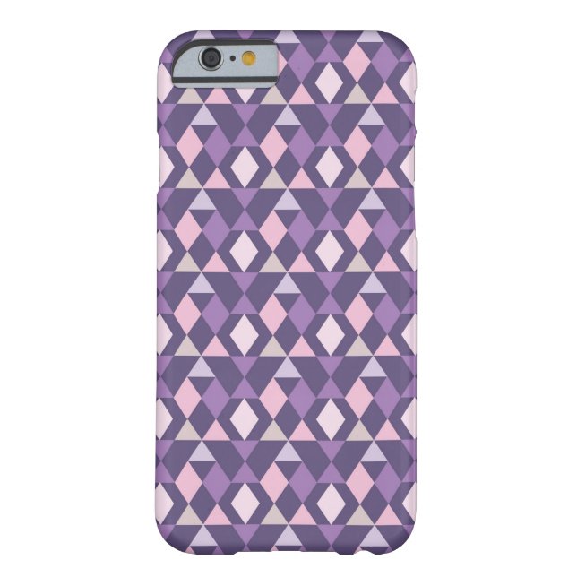 Lila Arabisches Geometrismuster Case-Mate iPhone Hülle (Rückseite)