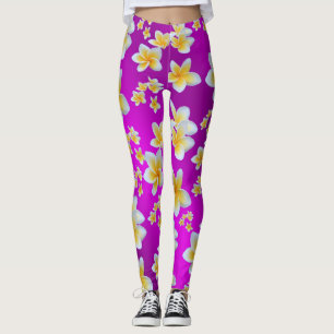 lila, asiatisch, gelb, weiß, blühen, hell, gold, leggings