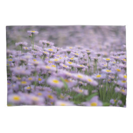 Lila Aster-Blume Kissenbezug