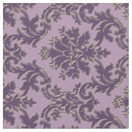 Lila auf Lavendel-Damast-Druck-Gewebe Stoff