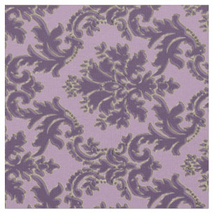 Lila auf Lavendel-Damast-Druck-Gewebe Stoff
