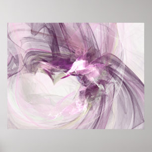 Lila Aufflackern Poster