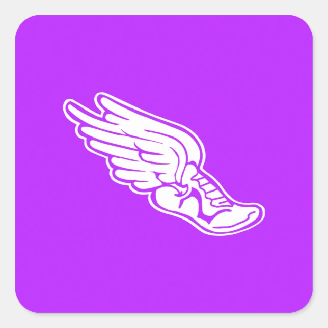 Lila Aufkleber für Track-Logos (Vorderseite)