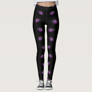 lila Augen mit Thunder_Cove Leggings