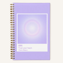 Lila Aura Swatch Engel Zahl Klein Notizbuch