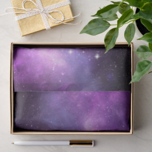Lila Außerirdische Sterne Universum Galaxie Sonne Seidenpapier