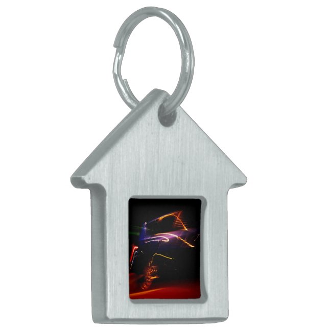 lila Auto-Dance-Tier-ID Tiermarke (Vorderseite links)