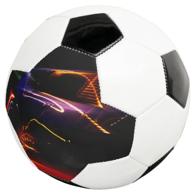 lila Autotanz Fußball (Dreiviertel)