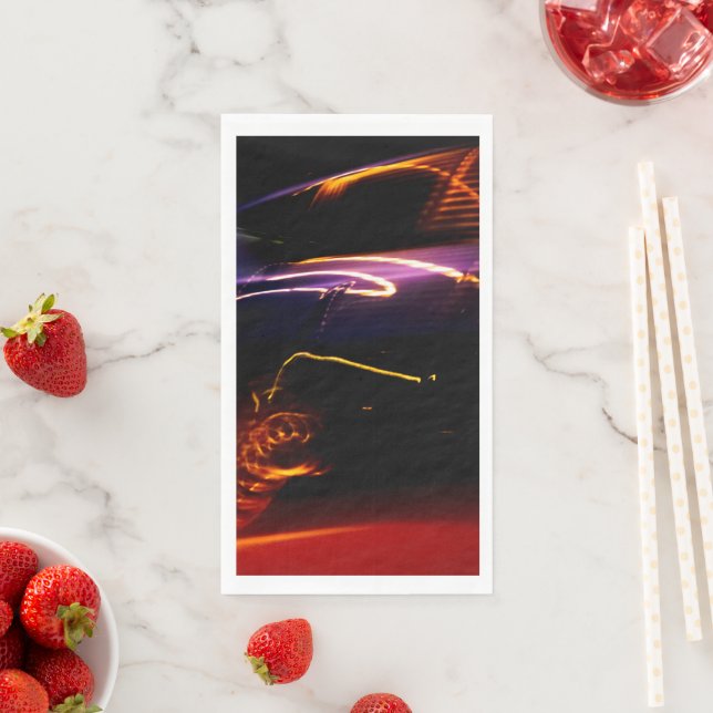 lila Autotanz Serviette (Beispiel)