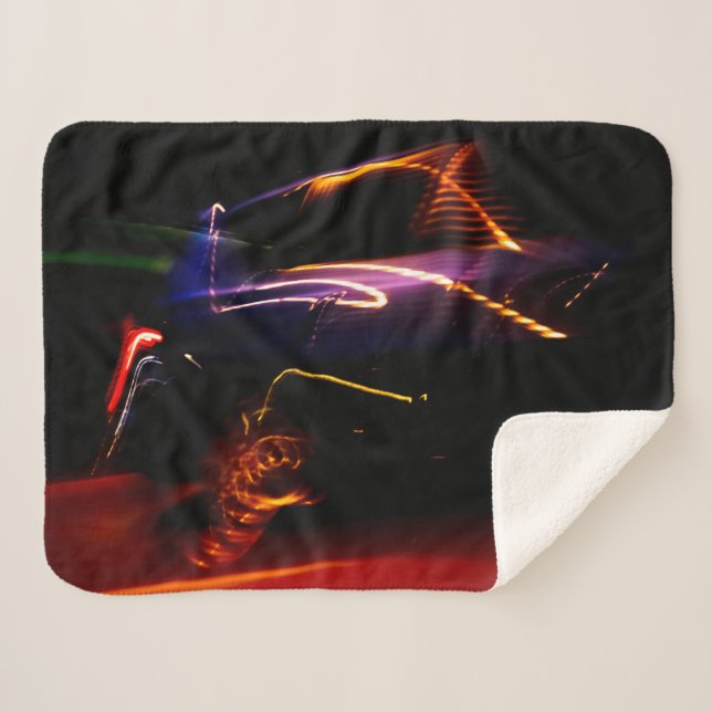 lila Autotanzdecke Sherpadecke (Vorderseite (Horizontal))