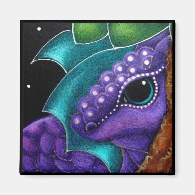 LILA BABY DRAGON Magnet (Vorne)