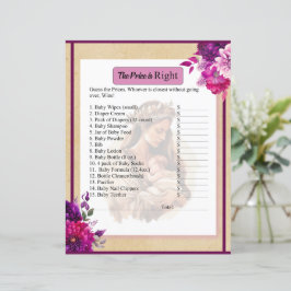 Lila Babypreis von Boho