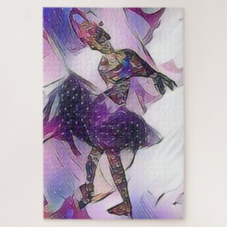 Lila Ballerina Originale Kunstgiesserei