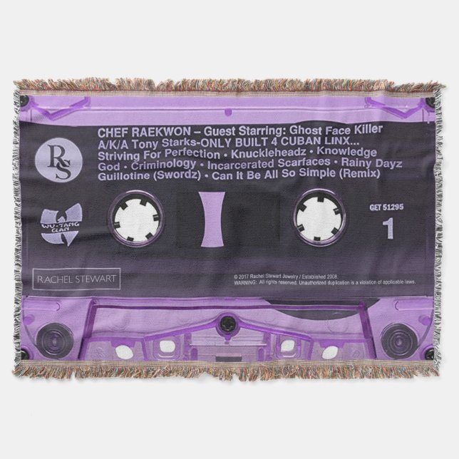 Lila Band Decke (Vorderseite)