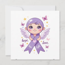 Lila Band der Liebe Einladung