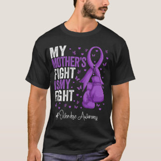 Lila Band Mutter Überdosierungsbewusstsein T-Shirt