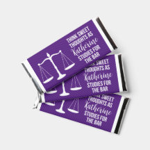 Lila Bar Exam Law School Candy Wrappers