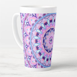 Lila Base Mandala Milchtasse