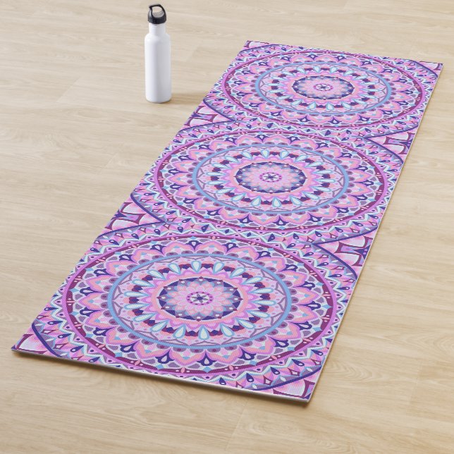 Lila Base Mandala Yogamatte (Beispiel)