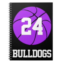 Lila Basketball Student Name und Nummer