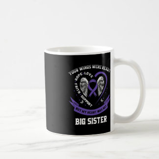 Lila Bauchspeicheldrüsenkrebs-Bewusstsein Big Sist Kaffeetasse