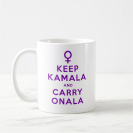 Lila Behalten Kamala und Carry Onala Kaffeetasse