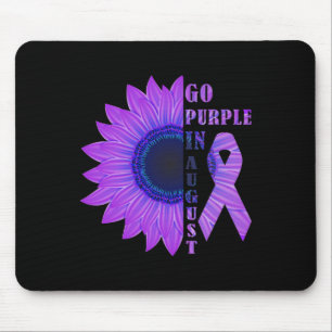 Lila bei Überdosierung im August Sensibilisierungs Mousepad