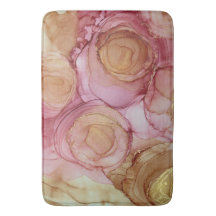Lila Beige Abstrakt Floral