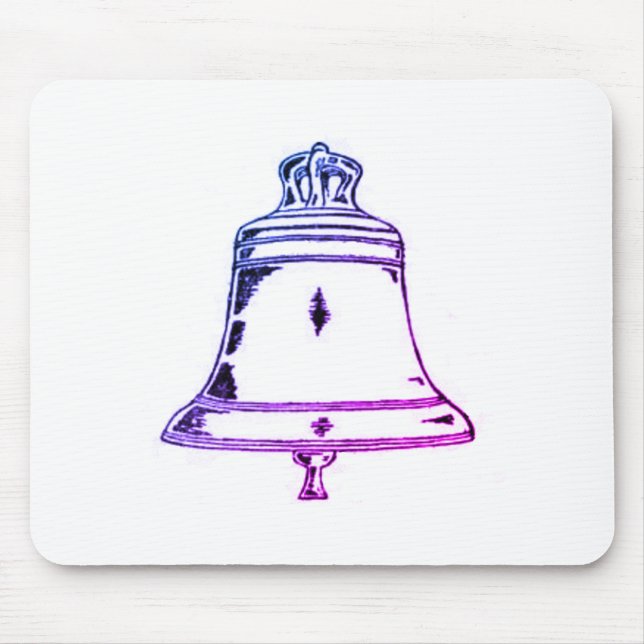 Lila Bell Mouse Mat Mousepad (Vorne)
