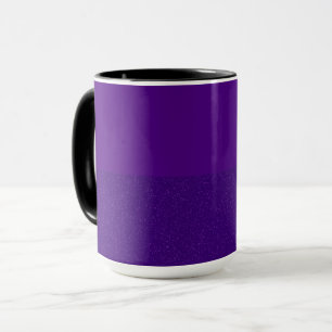 Lila, benutzerdefinierte Tasse mit oberster Matte 