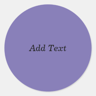 Lila benutzerdefinierter Add-Text Erstellen Sie Ih Runder Aufkleber