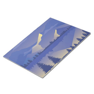 Lila Berge Notizblock