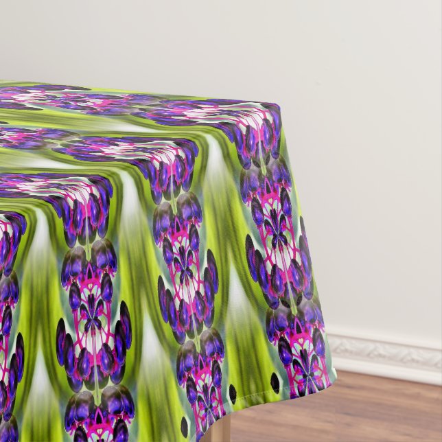 Lila Berries Abstrakte Natur Tischdecke (Beispiel)